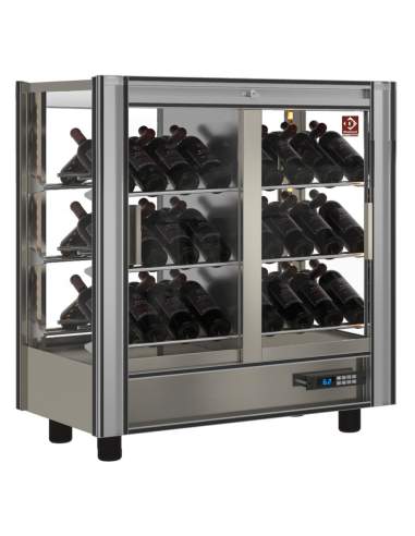 Vitrine réfrigérée à  vins Lt. 216 - Traversante - Modulable
