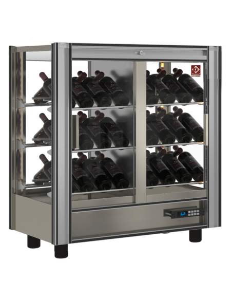 Vitrine réfrigérée à  vins Lt. 216 - Traversante - Modulable