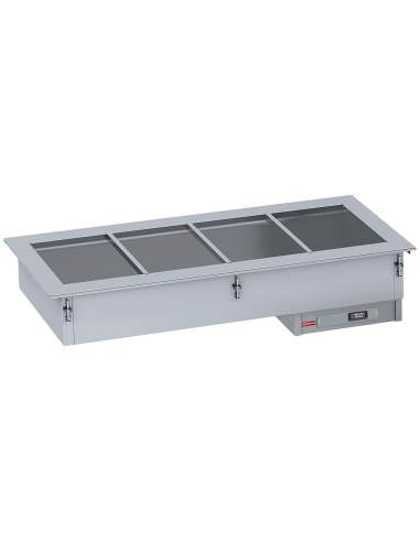 Elément bain-marie 4 GN 1/1 - à sec - statique
