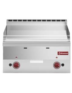 Plaque de cuisson gaz, surface lisse "chrome" -Top-