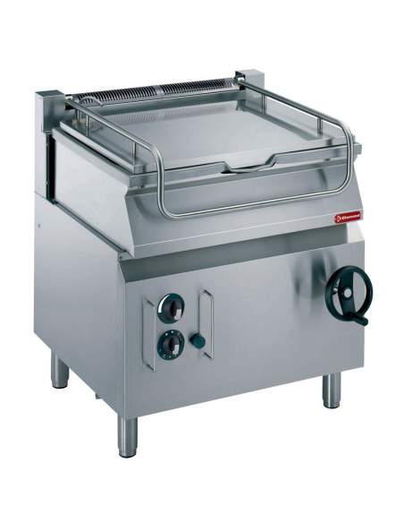 Sauteuse gaz basculante, cuve ‘’Duomat’’ 60 litres, sur meuble