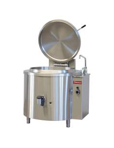 Marmite ronde gaz 100 litres, chauffage indirect