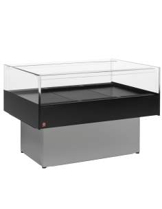 Vitrine self-service réfrigérée "panoramique" - GRIS/NOIR