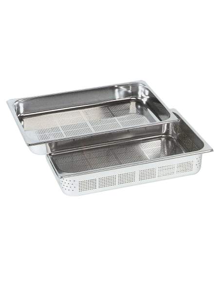 Bac gastronorm perforé 1/1 h40 mm