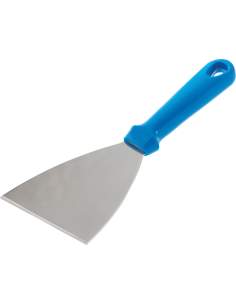 Spatule triangulaire "inox", poignée plastifiée
