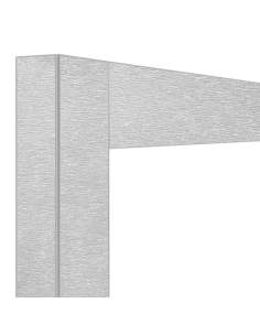 Déco vitrine 216 Lt. Acier satiné