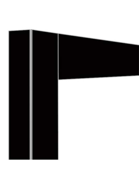 Déco vitrine 216 Lt. Noir mat