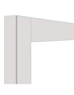 Déco vitrine 530 Lt. Blanc mat