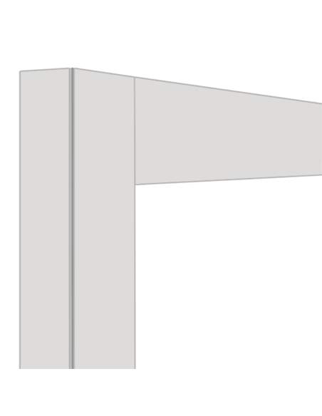 Déco jonction 2x 530 Lt. Blanc mat