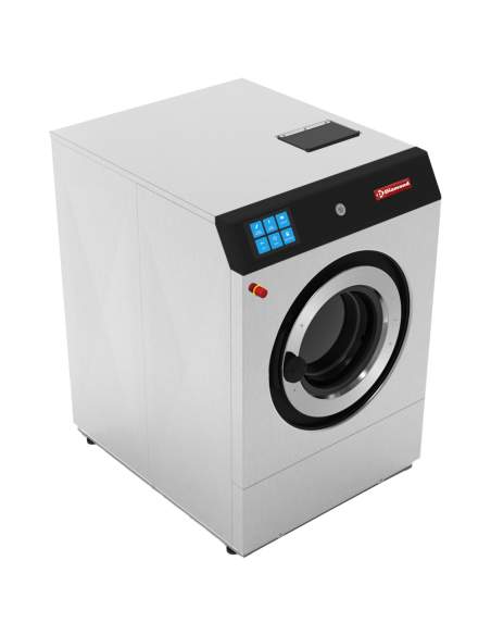 Lave-linge à sceller "inox" 23 kg, avec TOUCH SCREEN