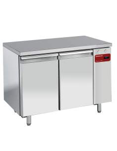 Table de congélation, ventilée, 2 portes EN 600x400, (Sans groupe)