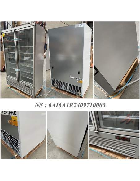 Vitrine Frigo verticale, 2 portes, 1085 litres  - BLANCHE