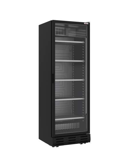 Vitrine ventilée positive 382 litres NOIRE