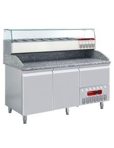 Ensemble table frigo & structure réfrigérée :