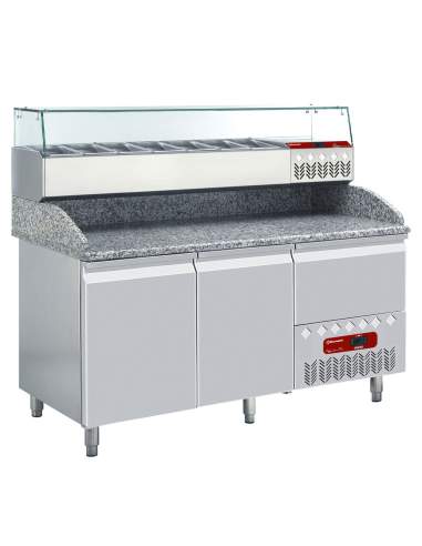 Ensemble table frigo & structure réfrigérée :