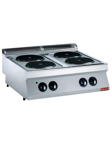 Cuisinière électrique, 4 plaques rondes -TOP-