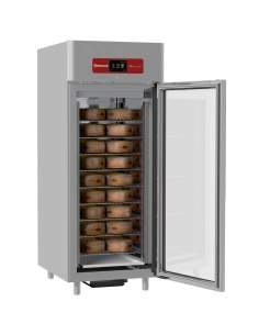Armoire de maturation fermenting aging pour fromages 850 Lit. ventilée, 1 porte vitrée, 20x GN 2/1