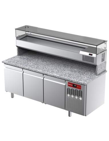 Ensemble table frigo & structure réfrigérée :