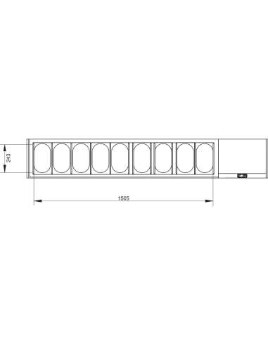 Ensemble table frigo & structure réfrigérée :