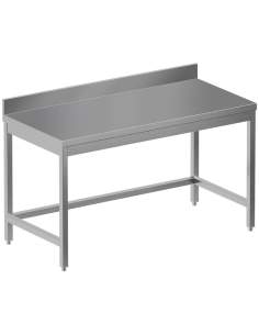 Table de travail sans sous tablette + dosseret arrière 
