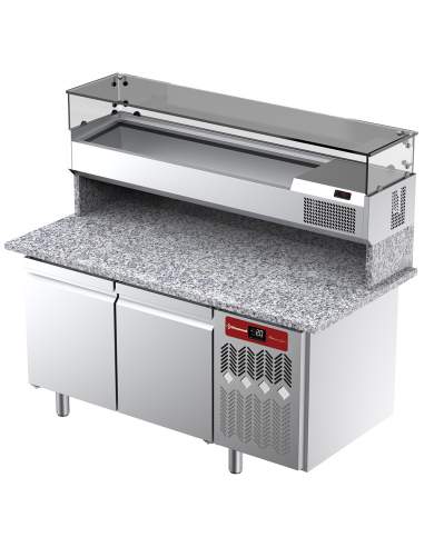 Ensemble table frigo & structure réfrigérée :