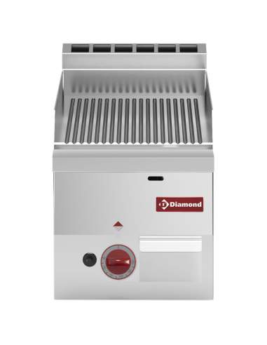 Plaque de cuisson gaz, surface nervurée -Top-