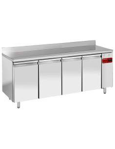 Table frigorifique "murale", ventilée, 4 portes GN 1/1, 550 litres (sans groupe)