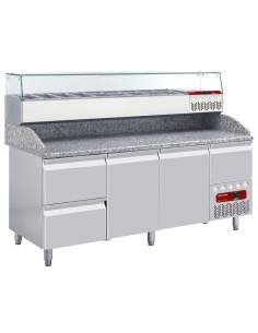 Ensemble table frigo & structure réfrigérée :