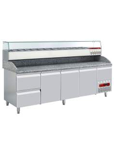 Ensemble table frigo & structure réfrigérée :