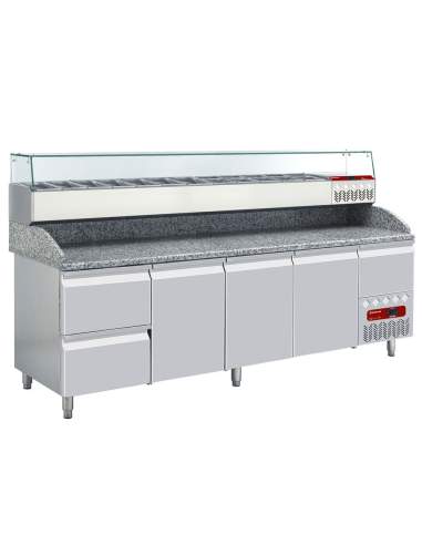 Ensemble table frigo & structure réfrigérée :