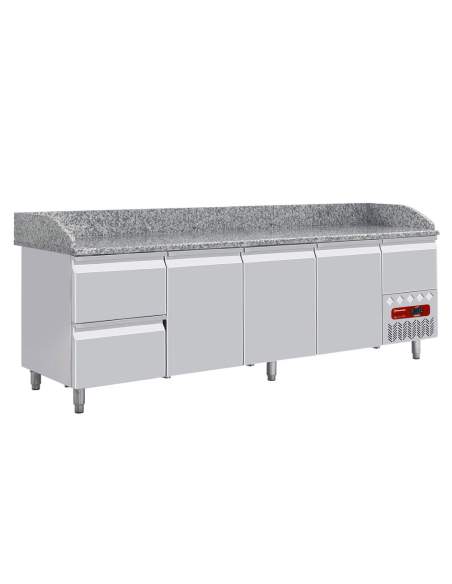 Ensemble table frigo & structure réfrigérée :
