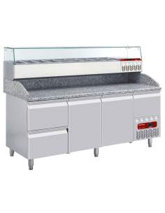 Ensemble table frigo & structure réfrigérée :