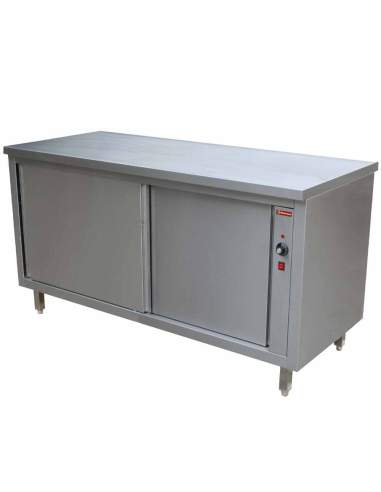 Table sur armoire chauffante