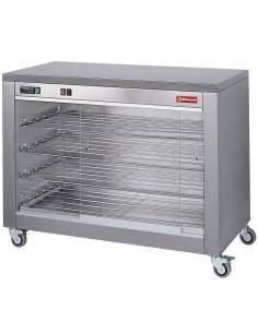 Armoire vitrine chauffante 60 poulets, sur roues