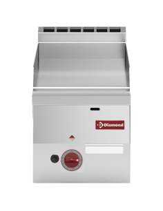 Plaque de cuisson gaz, surface lisse "chrome" -Top-