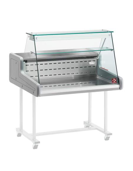 Comptoir-vitrine réfrigéré - vitre droite
