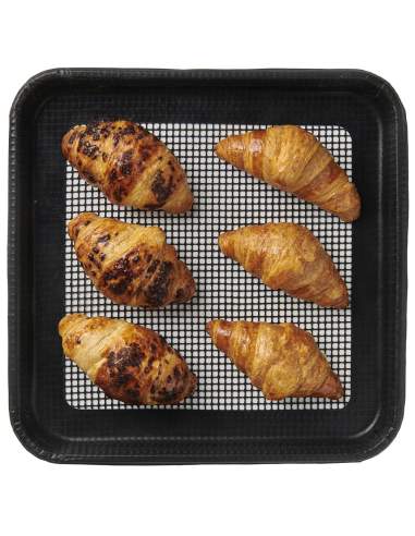 Set 2 plateaux de cuisson téflon perforé 