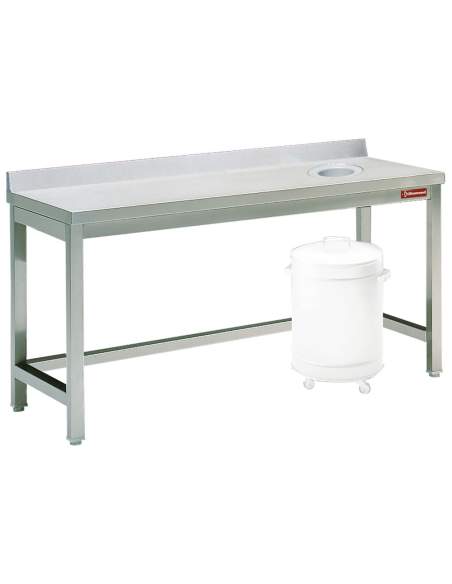 Table à débarrasser avec vide ordure + ba