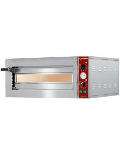 Four électrique à pizzas Ø 420 mm, chambre 420x420xh140 mm
