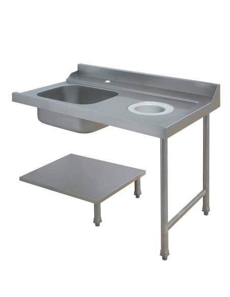 Table de prélavage "droite" (tous modèles)