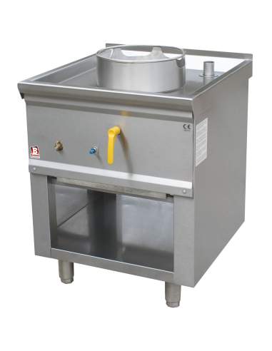 Fourneau wok 1 brûleur