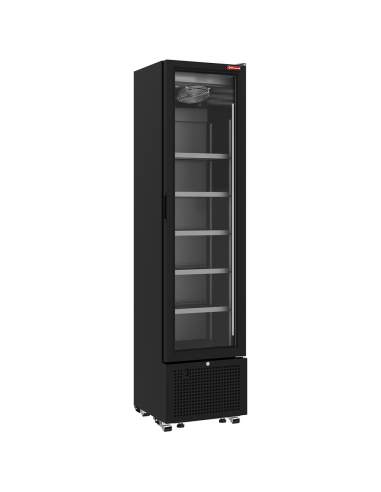 Vitrine ventilée positive 221 litres NOIRE