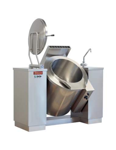 Marmite basculante gaz 150 litres, chauffage indirect