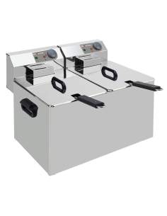 Friteuse de table électrique 2x 7 litres