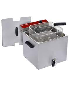 Friteuse électrique.de table 12 Lit.+ robinet de vidange