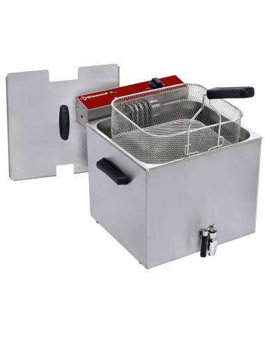 Friteuse électrique.de table 12 Lit.+ robinet de vidange