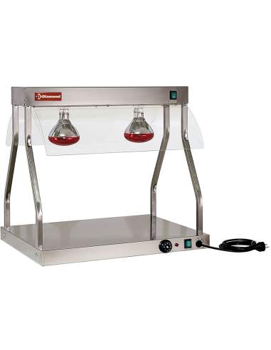 Pont et top chauffants, lampes infrarouges (2x 250 W)
