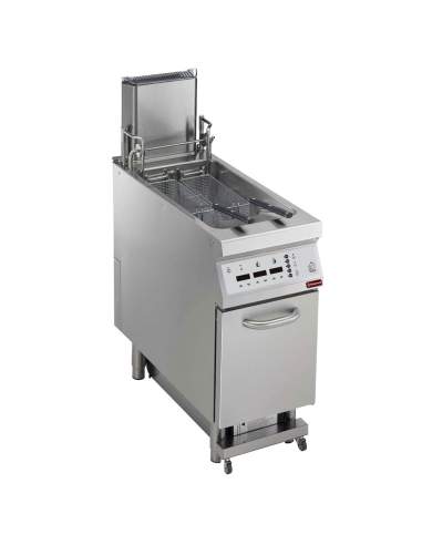 Friteuse électrique cuve 23 litre S/ARM " Filtrage huile" + lift+auto cook, "DIGIT"