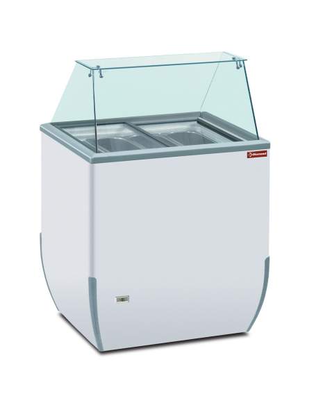 Comptoir présentoir pour crème glacée, 170 litres
