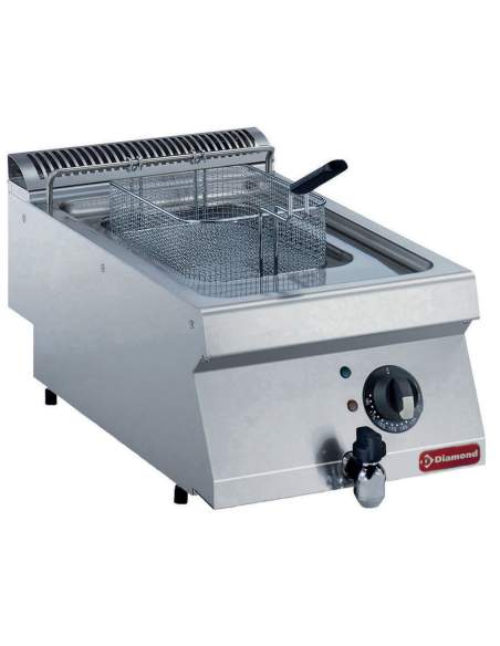 Friteuse électrique, cuve en "Y" 7 litres, élément extérireur -TOP-